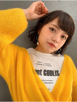 パム 恵比寿(PAM.) 香草カラーでつくる柔らかブラウンボブ