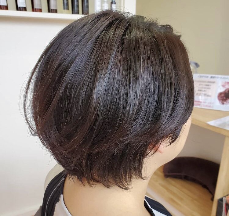 カット＋髪質改善カラー(毛先まで美しい艶髪を叶える最新のカラー♪)