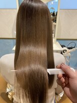 ロンド ストラーダ 心斎橋(Lond strada) シルキーベージュ×グレージュカラー【髪質改善/縮毛矯正】