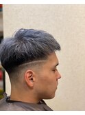 ショート×シルバーグレー