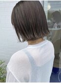 グレージュカラー×ミニボブ◎20代30代40代