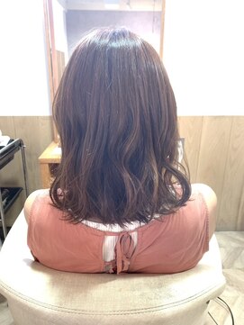 ユッカ エコル 塚口(YUCCA ekolu) 【ekolu 谷】ゆるふわミディ/ミディボブ/くすみアッシュ/透明感