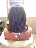 【ekolu 谷】ゆるふわミディ/ミディボブ/くすみアッシュ/透明感