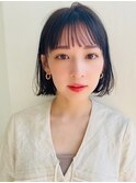 【HONEY渋谷】おさまり抜群☆楽チン切りっぱなしボブ★