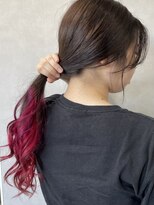 ジエクト カナウ(The Ect canow)&nbsp;裾カラー/ローズピンク/ピンクパープル/グラデーションカラー