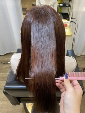 イオエ(ioe) 黒髪/ボブルフ/ネビージュ/小顔/ワンレン/髪質改善/グレージュ