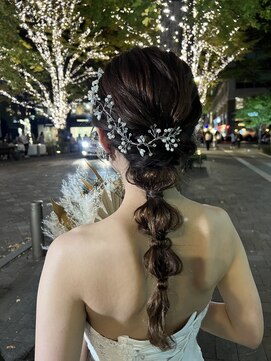 フェリーチェ(Felice) 花嫁ヘア　前撮りヘア　ウェディング　ブライダル　編みおろし