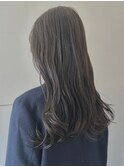 ダブルカラーミルクティーベージュカラーブルーブラックブリーチ