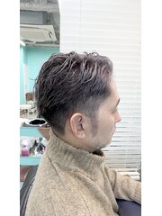 【髪質改善】白髪ぼかし＆イケおじスタイル【立川】