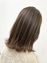 白髪ぼかしハイライト