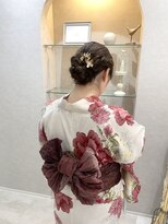 カラークチュール(Color Couture)&nbsp;デザインカラー/レイヤーカット/オリーブベージュ/ウエットヘア