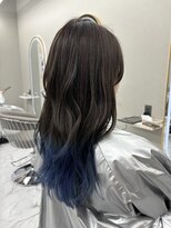 リノ 金山(Rino)&nbsp;デザインカラー/レイヤーカット/ウェットヘア/オリーブベージュ