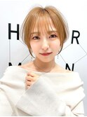 王道ミルクティーベージュショート/20代/30代/40代/50代