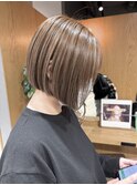 ナチュラルハイライトbob