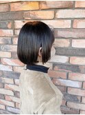 ツヤ感 ストレートボブ