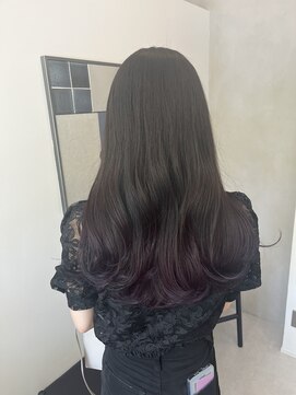 ゴートファクトリー(G.O.A.T factory) 裾カラー×ラベンダー