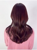くびれヘア顔周りレイヤー美髪韓国ヘアロング_ba550181