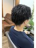 ツイストスパイラルパーマ（メンズショート）+似合わせカット