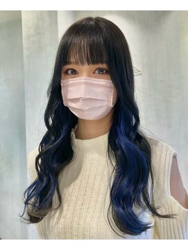 リルミー ミュエナ 大須 矢場町(Lilme myuena) 【インナーブルー】（ブリーチ１回）＊rina＊