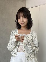 ミューバイケンジ(miu by KENJE)&nbsp;オリーブベージュ×顔周りレイヤー