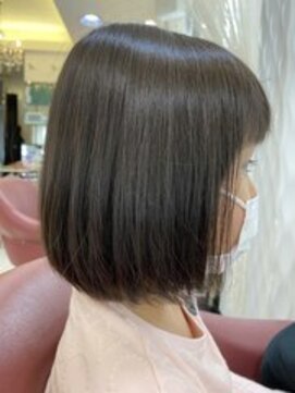 クオリス 赤塚店(QUALIS) お子さんも大歓迎♪ワンレンボブキッズ重ため乾かすだけかわいい