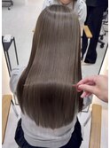 【輝士】赤み消しグレージュカラー×髪質改善トリートメント