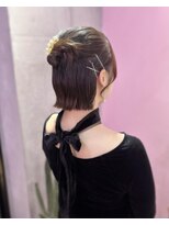 レイドバック(LAID BACK)&nbsp;ショートでもカチモリヘアに♪