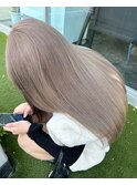 ミルクベージュ【ブリーチ/ダブルカラー/カラー/甲府】