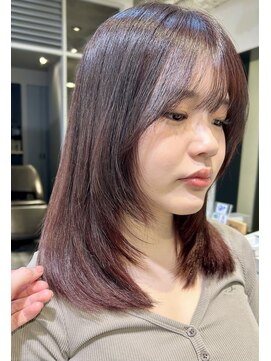 フィルムス 田町芝浦(FILMS) 黒髪/クラゲヘアー/オリーブグレー/小顔/ココアベージュ/田町