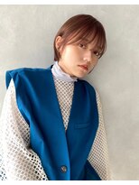 セーヌアワー(CEINE OUR)&nbsp;三軒茶屋【CEINEOUR】大人ショートボブ×ブリーチなしカラー