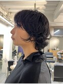 ショートウルフパーマウルフパーマショートマレットヘア表参道
