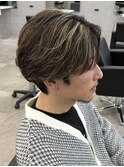 MEN’S HAIR/サーフカール/刈り上げセンターパート/新田