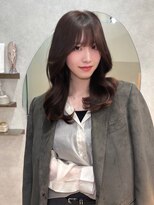 ジーナ  札幌大通(Zina)&nbsp;美髪＊チャコールブラウン＊韓国風小顔くびれヘア＊Zina札幌大通