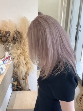 リアン(LIAN) ハイライトカラーミルクティーベージュケアブリーチダブルカラー