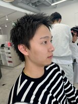 ラヴィズムバイフィフス 長岡古正寺店 長岡駅(LUVISM by fifth)&nbsp;長岡シャドウパーマ緩めスパイラルパーマ波巻きパーマッシュ30代