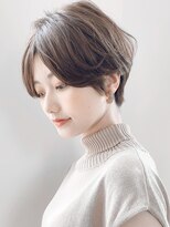 ヌリ 錦糸町(NuRI)&nbsp;♪グレージュブリーチなしショートカットショートパーマカラー