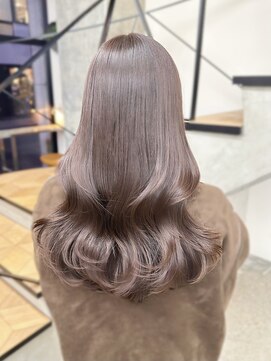 ミリ(mm) レイヤーカット オリーブベージュ カラー 韓国 髪質改善 仙台