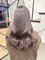 ミリ(mm) レイヤーカット オリーブベージュ カラー 韓国 髪質改善 仙台