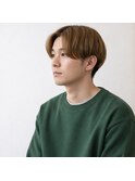 ツーブロックナチュラルセンターパート　20代 30代 40代 50代