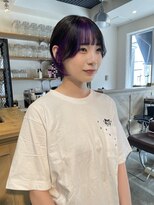 チックタック モーガン エアライン(TICK-TOCK MORGAN airline) ショートレイヤー×バイオレット