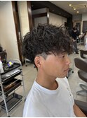 スパイラルパーマ