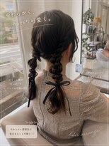ピュールメゾン サンクチュアリ(Pure Maison Sanctuary) 大人可愛いツインアレンジ