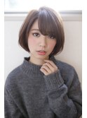 【Lolonois梅田】大人な上品ナチュラルボブ(藤岡なおき)