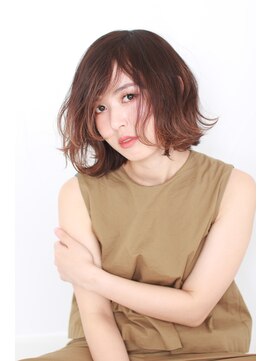 ヒロノタクヤ 外ハネMIXボブ