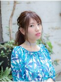 柔らか雰囲気のポニーテールアレンジ☆【大島】