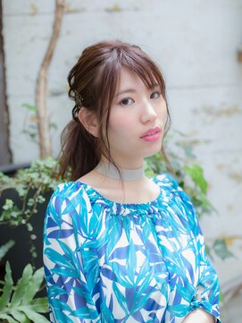 美容室チック 大島店(chic) 柔らか雰囲気のポニーテールアレンジ☆【大島】