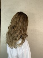 ヘアリゾートエーアイ 新宿西口店(hair resort Ai)&nbsp;ベビーアッシュで柔らかな透明感ウェーブ【Ai新宿西口】