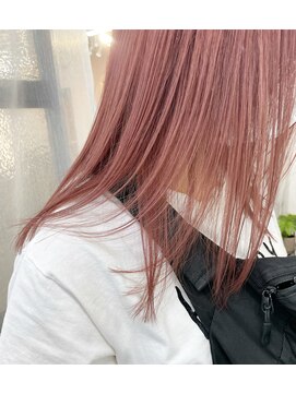 イコ 表参道原宿(ico) くすみピンク × LAケラチントリートメント [ ケアブリーチ ]