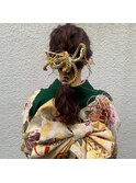 成人式ヘア ～ひも～
