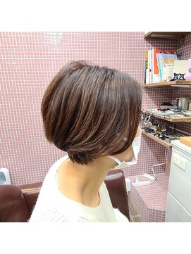 ミルク 希望ヶ丘(milk) ピンクベージュ・ハンサムショート